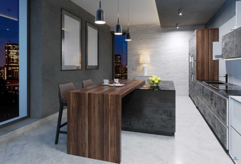 Dramatic black kitchens decor
