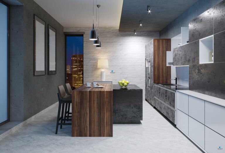 black modern kitchens decor