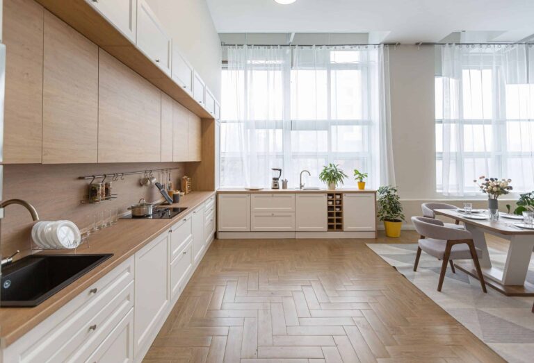 Scandinavian Style white Kitchen