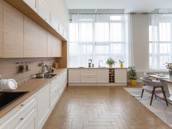 Scandinavian Style white Kitchens